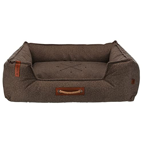 TRIXIE BE Nordic Bett Föhr Soft, eckig, 60 × 50 cm, Sand von TRIXIE