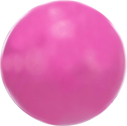 TRIXIE Hundeball geräuschlos, ø 7 cm, 3302, pink, Naturgummi, Apportieren von TRIXIE