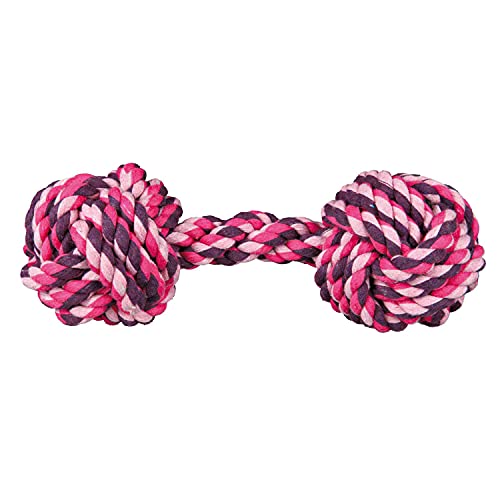 Trixie Denta Fun Rope Hantel für Hunde, 20 cm von TRIXIE