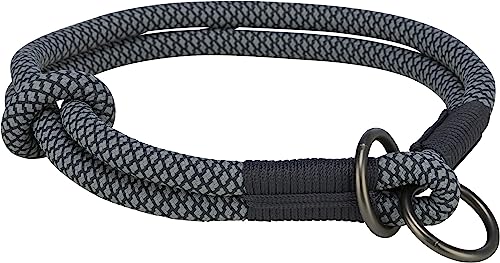 TRIXIE Halsband für Hund Soft Half-Slip schwarz/grau von TRIXIE