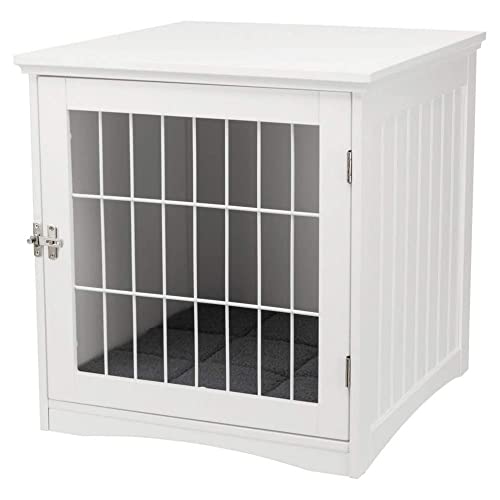TRIXIE Hundehütte Indoor Home Kennel 48T x 51B x 51H cm weiß – komfortable Hundebox für kleine - mittelgroße Hunde – gemütlicher Rückzugsort für deinen Vierbeiner – sicher & hochwertig - 39751 von TRIXIE