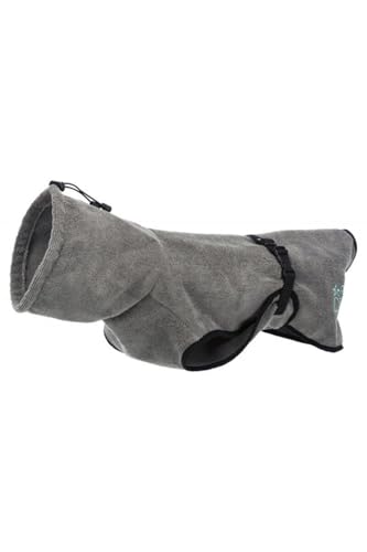 TRIXIE Hunde-Bademantel - L - 60 cm Mehrfarbig von TRIXIE