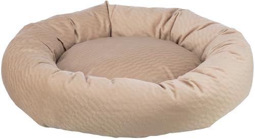 TRIXIE Hundebett Alena 50 ø cm in sand – rundes Kuschelbett mit weichem Samtbezug, Hundekorb für kleine Hunde, fest integriertes Kissen, rutschfester Boden - weich & waschbar - 37796 TRIXIE Hundebett Alena 50 ø cm in sand – rundes Kuschelbett mit weichem Samtbezug, Hundekorb für kleine Hunde, fest integriertes Kissen, rutschfester Boden - weich & waschbar - 37796 von TRIXIE