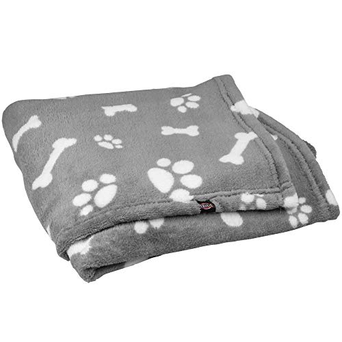 TRIXIE Hundedecke Kenny - Die kuschelweiche Decke ist bei 60°C waschbar, und damit ideal für Allergikerhunde von TRIXIE