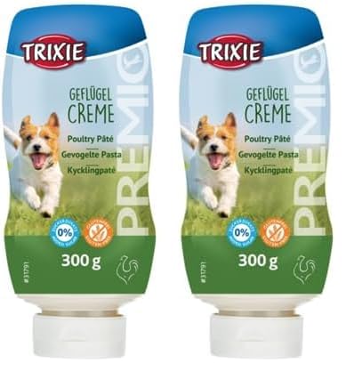 TRIXIE Hundeleckerli Premio Hunde-Geflügelcreme XXL 300g - Premium Leckerlis für Hunde glutenfrei - ohne Getreide & Zucker, schmackhafte Belohnung für Training & Zuhause - 31791 (Packung mit 2) von TRIXIE