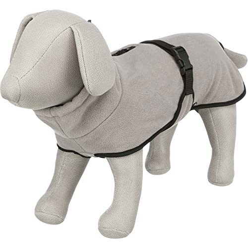 TRIXIE Mäntel und Schichten - Fleecejacke Grenoble M, 45 cm, grau von TRIXIE