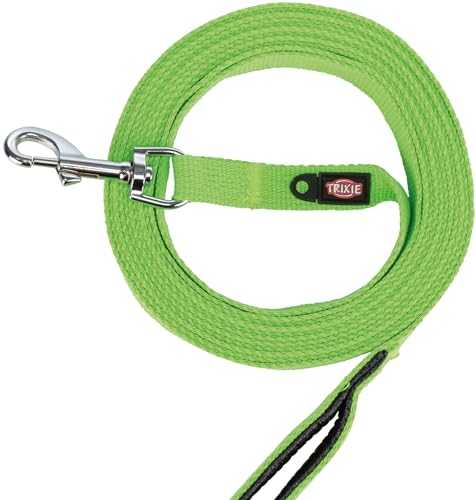 TRIXIE Schleppleine M–L, 5 m 20 mm in apfel - Lange Hundeleine für Training und Outdoor - für mittelgroße bis große Hunde - 19904 von TRIXIE