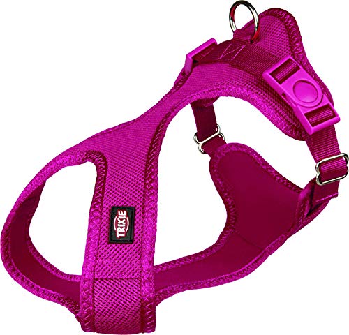 Trixie Soft Hundegeschirr, 30–45 cm x 15 mm, Fuchsia von TRIXIE