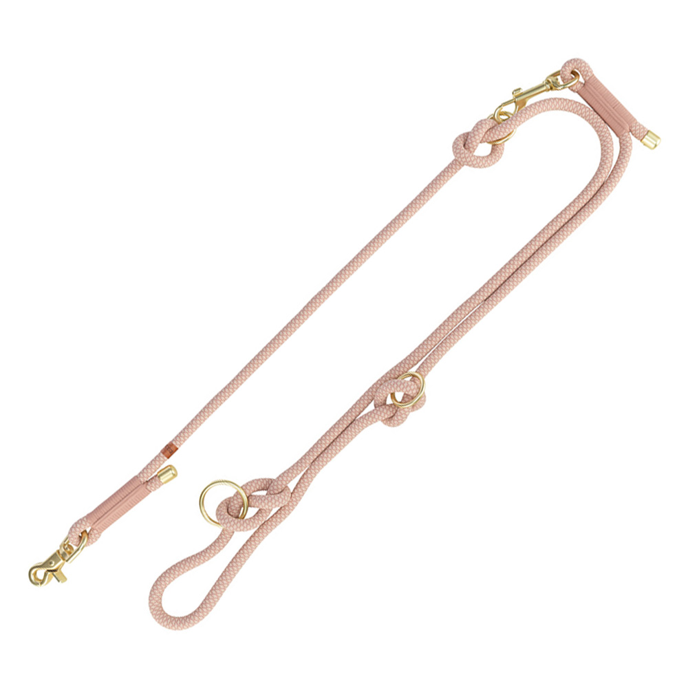 TRIXIE Soft Rope Verlängerungsleine - S–XL: 2,00 m/ø 10 mm, rosa/hellrosa von TRIXIE