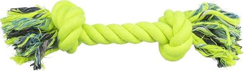 TRIXIE Spieltau für Hunde, 3273, Lime, Baumwolle/Polyester, 37 cm, zum Apportieren und Tauziehen von TRIXIE