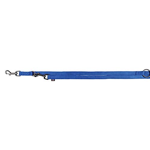 Trixie TX-20132 Premium Adjustable Leash,small/medium/2m/10 mm, Blue, 4011905201320 von TRIXIE