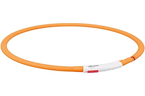 TRIXIE USB Leuchthalsband - Orange XS - XL von TRIXIE