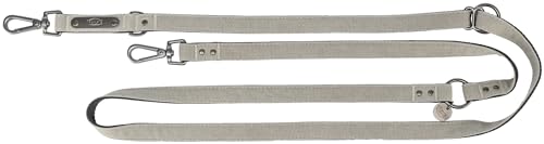 TRIXIE V-Leine CityStyle, S-M, 2 m/13 mm, hellgrau - verstellbare Hundeleine für kleine Hunde aus Canvas & Gurtband, 3-Fach anpassbar - 1970219 TRIXIE V-Leine CityStyle, S-M, 2 m/13 mm, hellgrau - verstellbare Hundeleine für kleine Hunde aus Canvas & Gurtband, 3-Fach anpassbar - 1970219 von TRIXIE