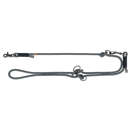 TRIXIE V-Leine Soft Rope, L-XL, 2 m /13 mm, schwarz/grau - verstellbare Hundeleine für große Hunde aus gewebtem Tau, 3-Fach längenverstellbar - 1985301 TRIXIE V-Leine Soft Rope, L-XL, 2 m /13 mm, schwarz/grau - verstellbare Hundeleine für große Hunde aus gewebtem Tau, 3-Fach längenverstellbar - 1985301 von TRIXIE