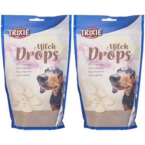 TRIXIE glutenfreie Milch Drops Milch Drops, 200 g - 31623 (Packung mit 2) von TRIXIE