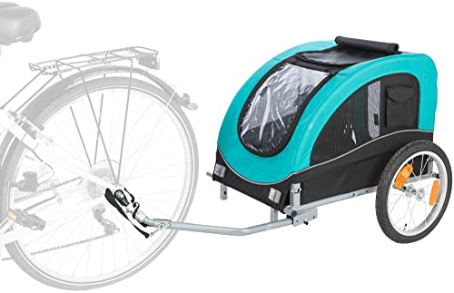 TRIXIE hondenfietskar Limited Edition zwart/Turquoise 75x63x68 cm tot 22 kg von TRIXIE