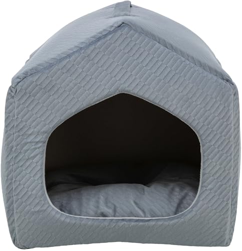 TRIXIE Katzenhöhle Alena – Katzenbett aus leichtem Samt-Stoff mit Schaumstofffüllung und Tragegriff – 40 x 45 x 40 cm - 37798 von TRIXIE