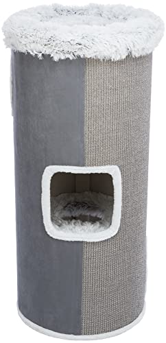 TRIXIE Katzen Kratzbaum CAT TOWER HARVEY, 118 cm, GRAU - 44708 von TRIXIE