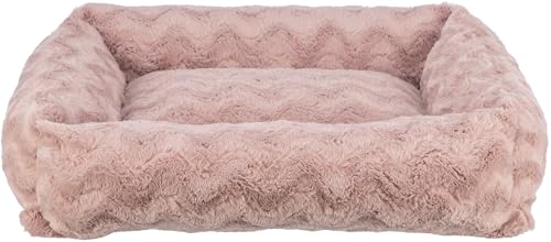 TRIXIE orthopädisches Hundebett Vital Loki 65 × 50 cm in rosa - hochwertiges Hundekissen mit Memory Foam - Hundekorb für kleine Hunde - gelenkschonend und entlastend - 37936 von TRIXIE