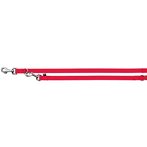 Trixie TX-13963 Classic Adjustable Leash 2m/20mm red, small/medium von TRIXIE