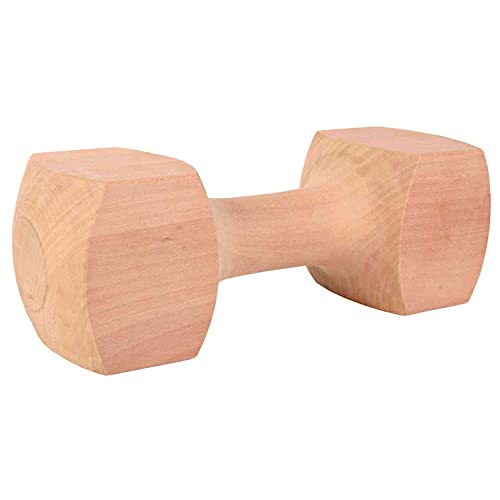 TX-3225 Wooden Retrieving Dumbbell Square 1000g von TRIXIE