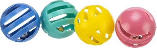 TRIXIE TX-4011905045214 Set of Toy Balls, Plastic 4cm 4pcs von TRIXIE