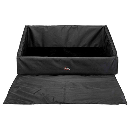 Trixie 13475 Kofferraum-Bett, 90 × 75 cm, schwarz von TRIXIE