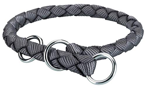 Trixie 144116 Cavo Zug-Stopp-Halsband, L–XL: 52–60 cm/ø 18 mm, graphit von TRIXIE