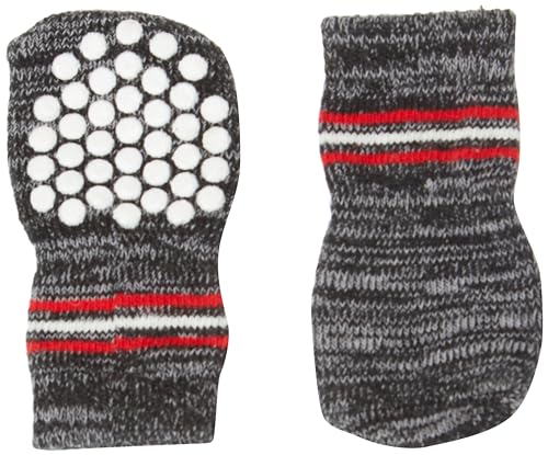 Trixie 19502 Hundesocken, Anti-Rutsch, S–M, 2 St., grau von TRIXIE