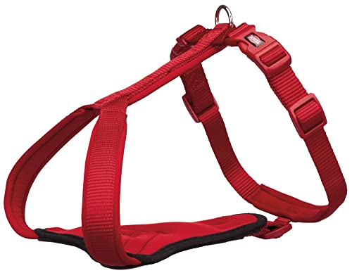 TRIXIE Hund - Y Premium Geschirr, M–L: 60–70 cm/20 mm, Rot (advent-03) von TRIXIE