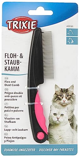 Trixie 23120 Floh- und Staubkamm, Katze, 15 cm, Schwarz von TRIXIE