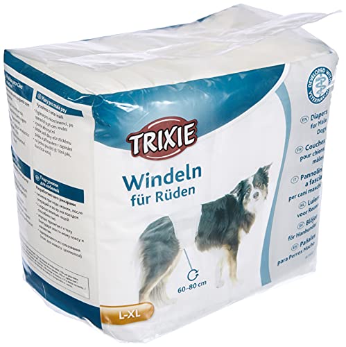 Windeln für Rüden, L–XL: 60–80 cm, 12 St. von TRIXIE