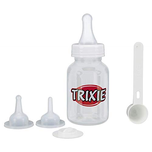 TRIXIE 24210 Saugflaschen-Set, 120 ml, transparent/weiß von TRIXIE