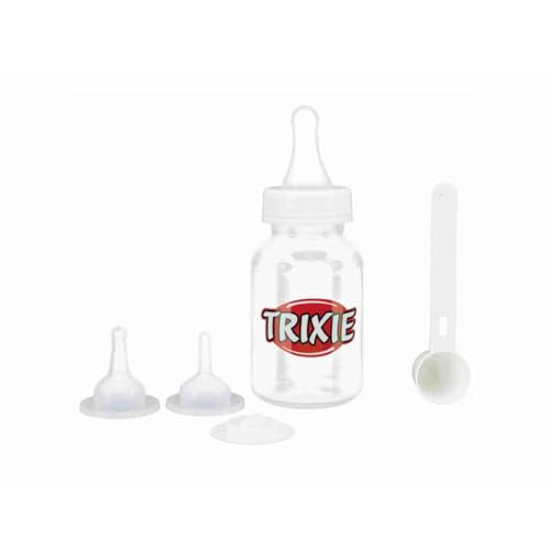 TRIXIE 24210 Saugflaschen-Set, 120 ml, transparent/weiß von TRIXIE