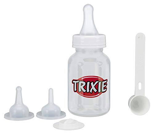 TRIXIE 24210 Saugflaschen-Set, 120 ml, transparent/weiß von TRIXIE