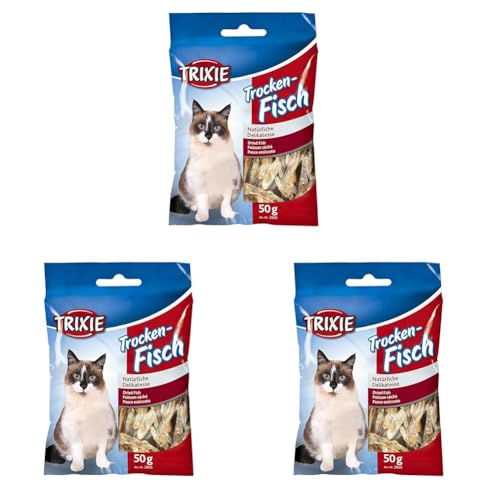 Trixie 2805 Trockenfisch für Katzen, 50 g (Packung mit 3) von TRIXIE