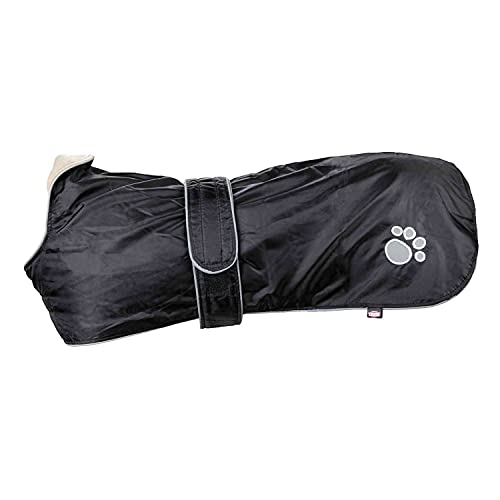 TRIXIE wasserabweisender Hundemantel "Mantel Orléans, XL: 80 cm, schwarz" - 30510 von TRIXIE