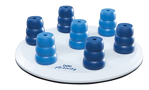 TRIXIE Hundespielzeug Intelligenz Dog Activity Strategiespiel „Solitär“ – Anspruchsvolles Intelligenzspielzeug für Hunde zur Beschäftigung, ø 29cm – 32017 von TRIXIE