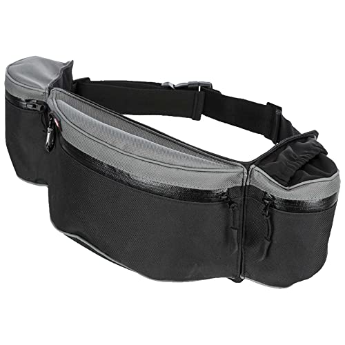 Trixie 3237 Dog Activity Hüfttasche Baggy Belt, Gurt: 62–125 cm, schwarz/grau von TRIXIE