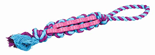 Trixie 33192 Twisted Stick am Tau, Naturgummi, 37 cm von TRIXIE