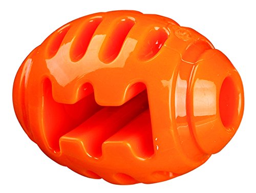 Trixie 33514 Soft & Strong Rugby, TPR, 8 cm, orange von TRIXIE