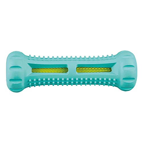 Trixie 34847 Denta Fun Knochen, Mintfresh, Naturgummi, 14 cm von TRIXIE