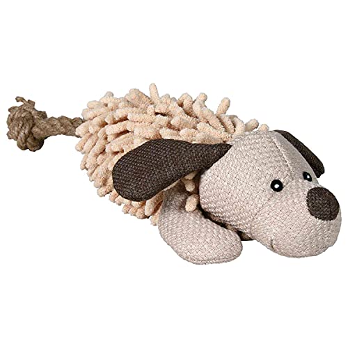 Trixie 35930 Hund mit Tau, Stoff/Plüsch, 30 cm von TRIXIE