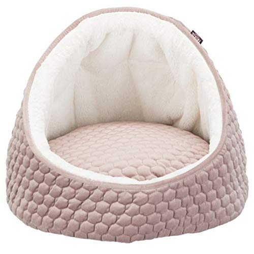 Trixie 36353 Kuschelhöhle Noria, 40 x 38 x 38 cm, weiß/lachs von TRIXIE