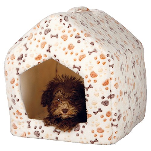 Trixie 36355 Kuschelhöhle Lingo, 40 × 45 × 40 cm, weiß/beige von TRIXIE