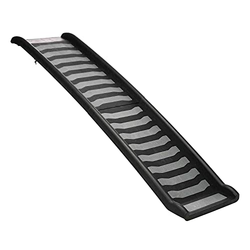 Trixie 39477 Klapp-Rampe, Kunststoff, 39 × 160 cm, schwarz/grau von TRIXIE