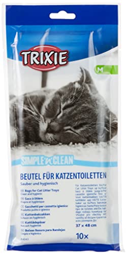 Trixie 4043 Simple'n'Clean Katzentoilettenbeutel, M, 10 St., 37 × 48 cm von TRIXIE