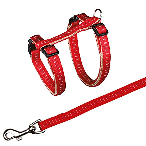 Trixie 4195 Katzengeschirr mit Leine, farblich sortiert, 27–44 cm/10 mm, 1,20 m von TRIXIE