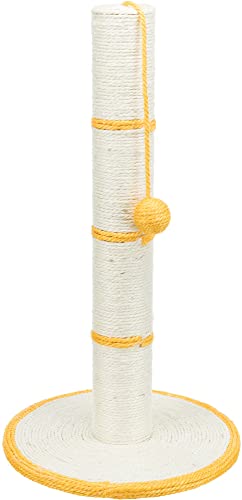 TRIXIE Kratzstamm 62 cm kleine Kratzsäule für Katzen, mit Natursisal umwickelt, komfortabel & stabil – 431 von TRIXIE