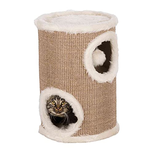 Trixie 4331 Cat Tower Edoardo, 50 cm, taupe/creme von TRIXIE